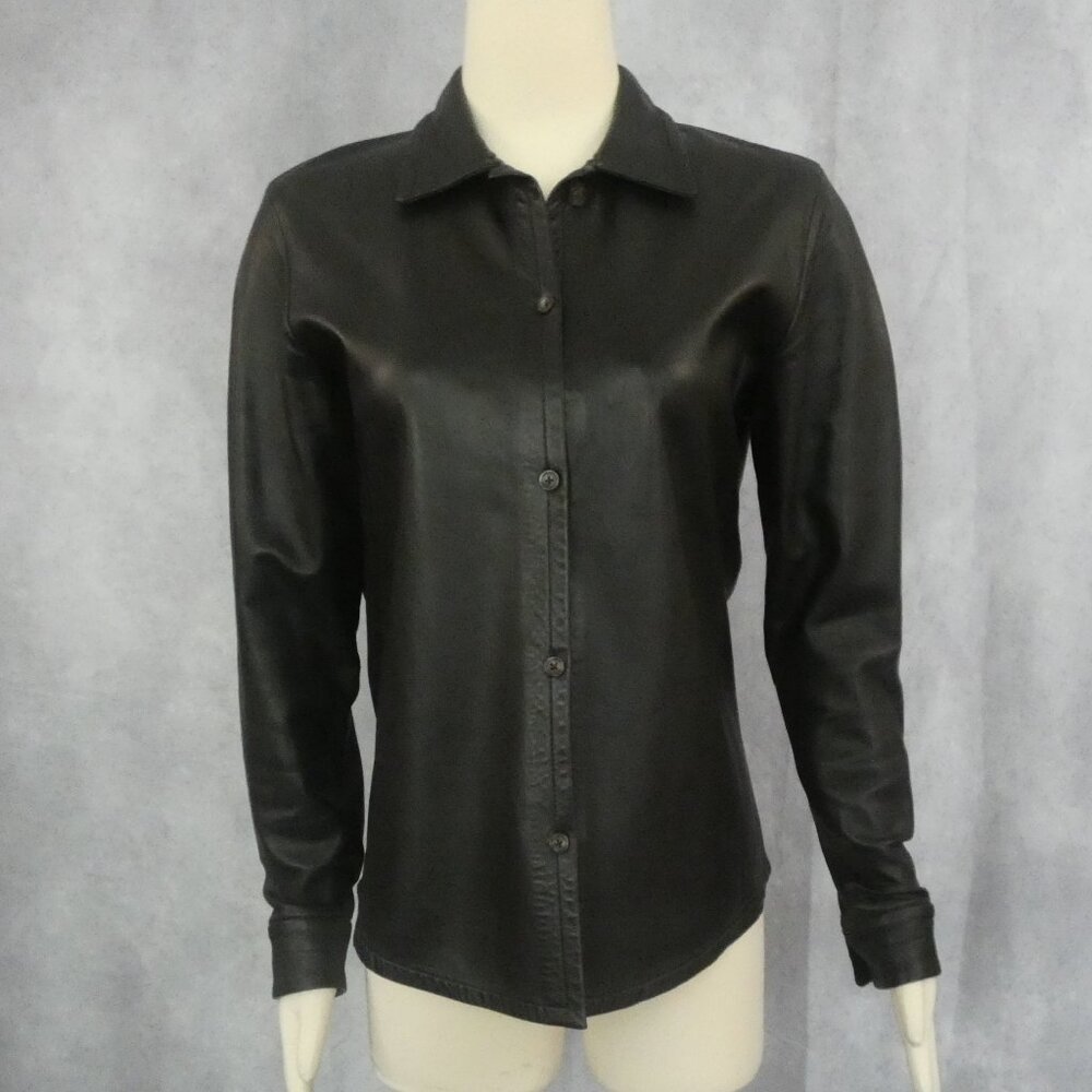 Vintage Banana Republic Leather Shirt